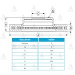 MITSUBISHI L300 ÖN FREN DİSKİ 86-10 258mm MAHER-MHR-03716